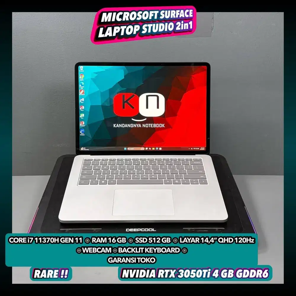 Microsoft Surface Laptop Studio i7 11370H Gen11 RTX3050Ti Ram16/512GB