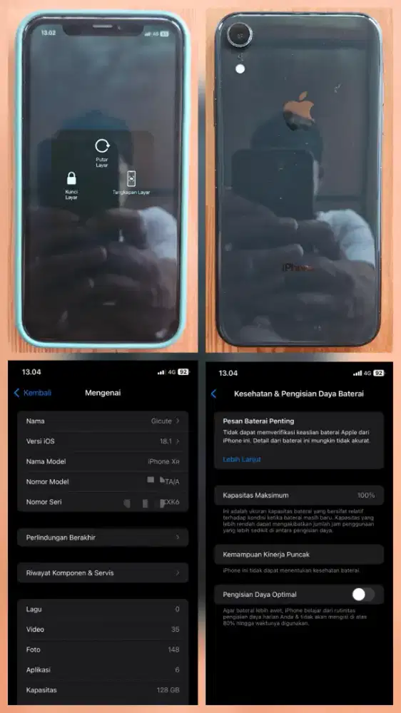 Iphone XR ex Inter 128gb
