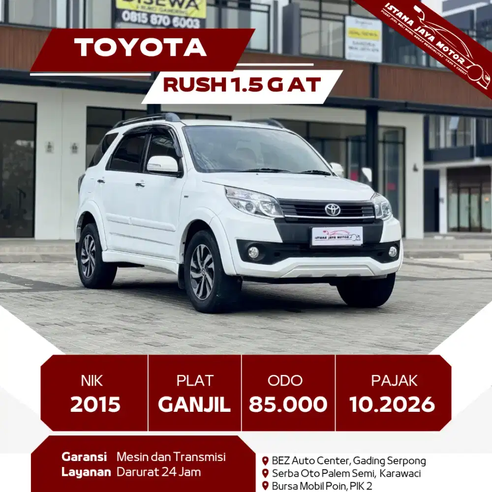 TOYOTA RUSH 1.5 G AT 2015