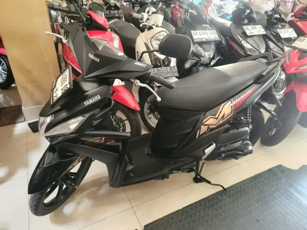 Dp500rb Mio 125 cw f1 2024 hitam gbm bisa tunai atau kredit
