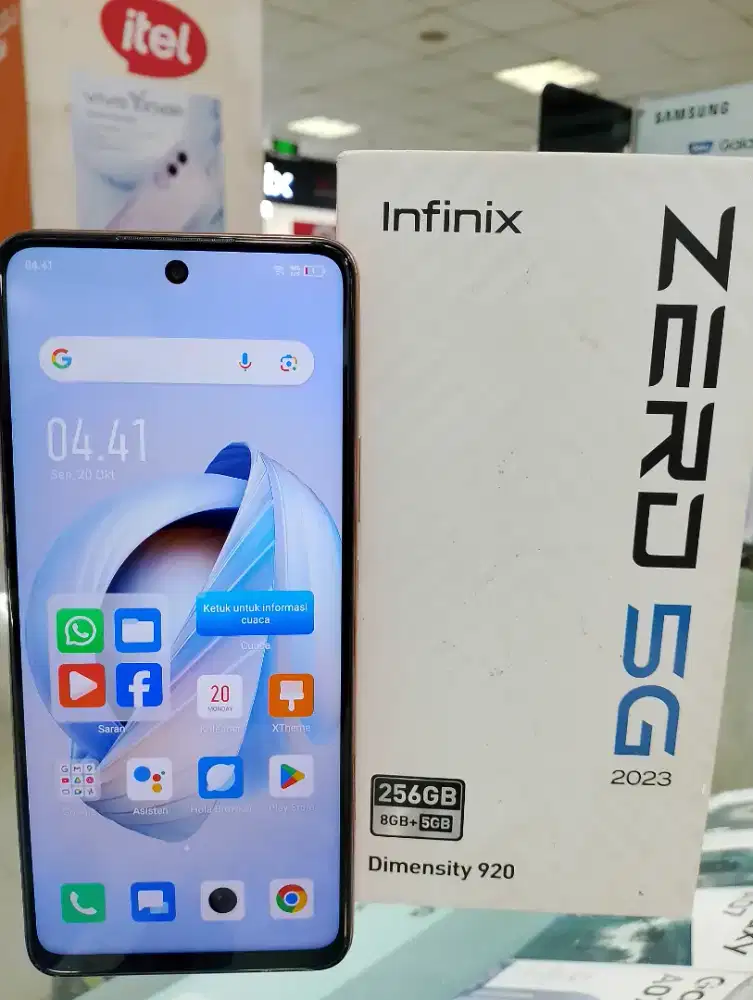 HANDPHONE INFINIX ZERO 5G SECOND MULUS LENGKAP TINGGAL PAKAI