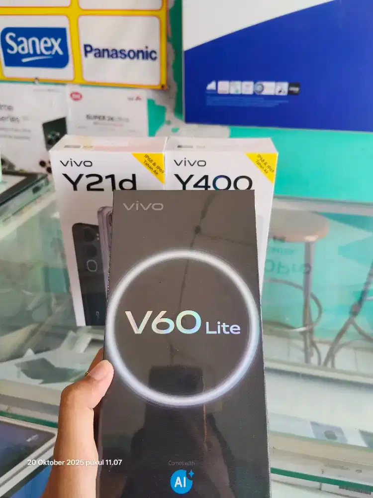 Vivo V60lite 4G ram 8+8/256gb ,garansi resmi vivo