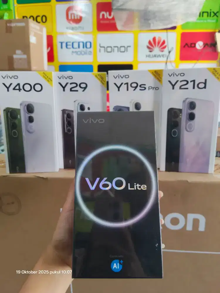 Vivo V60lite ram 8+8/256gb promo ,garansi resmi vivo