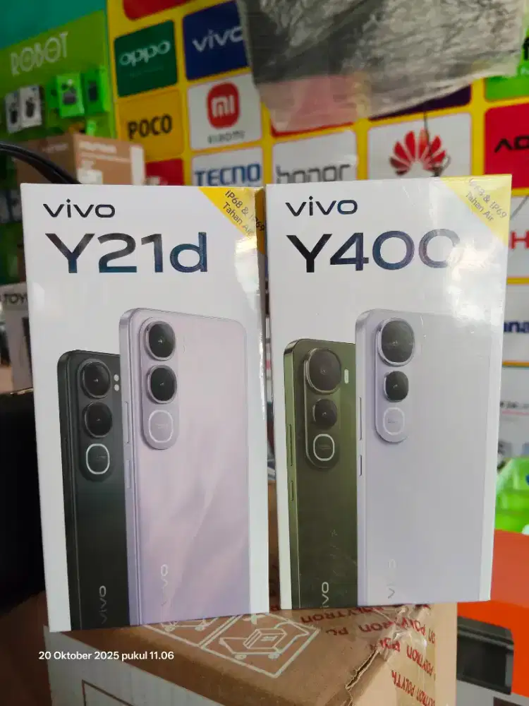 NEW vivo Y21d ram 8+8/128gb hp anti air ,anting banting garansi resmi
