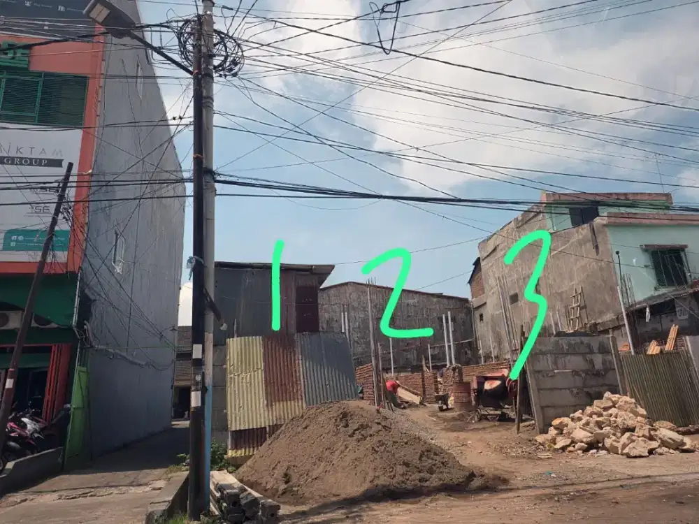 Ruko baru ada 3 petak..5x22 3lt..hrg 2.8M/petak