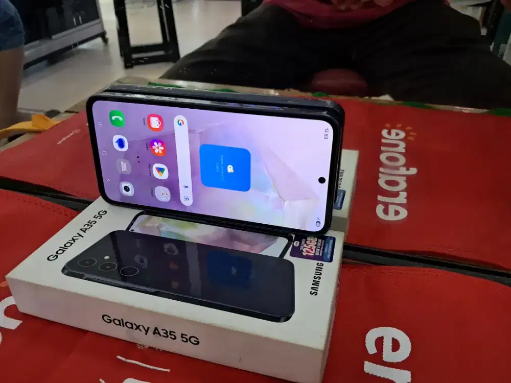 Samsung A35 5G mulus lengkap no minus