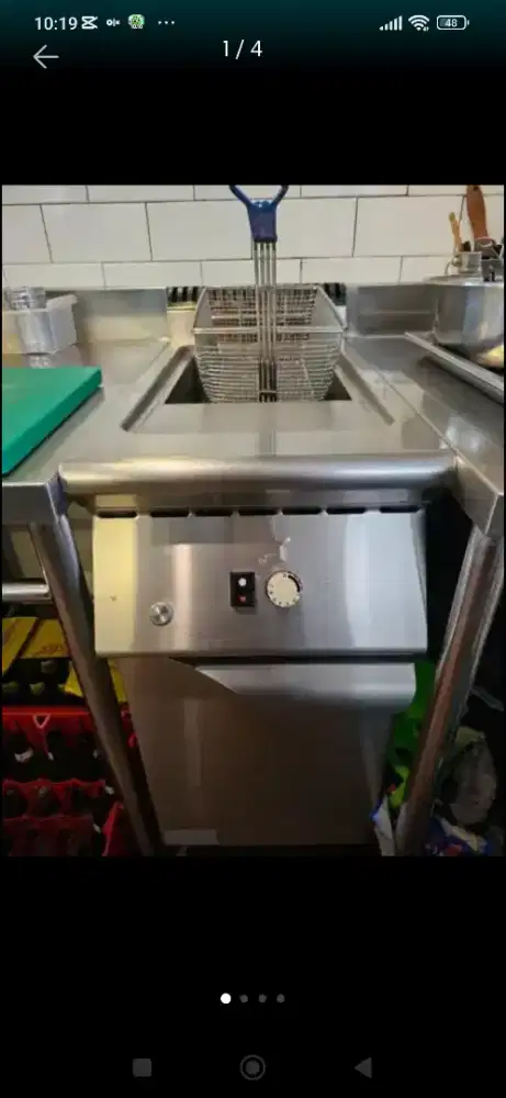 Deep fryer gas Merk Furnotel kompor fryer