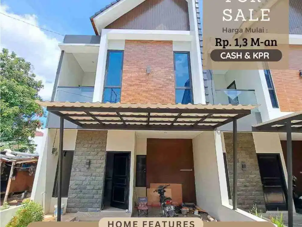 Rumah Di bambu Apus (Akses 2 Mobil) Aps Cluster Cipayung Dekat Tol, Bisa KPR Jakarta Timur