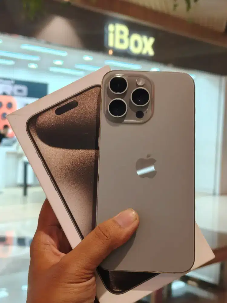 iPhone 15 Pro Max 256gb iBox PA/A Fullset Original Nominus Termurah BU