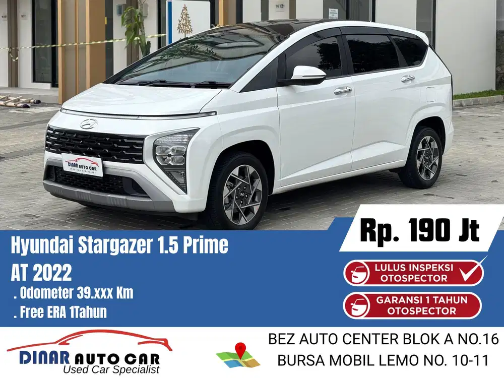 Hyundai stargazer prime at 2022