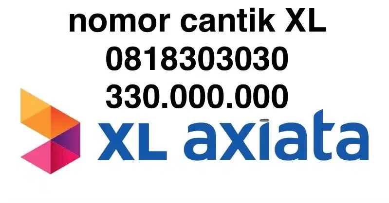 Nomor cantik XL 303030 , sim perdana prabayar XL telkomsel indo