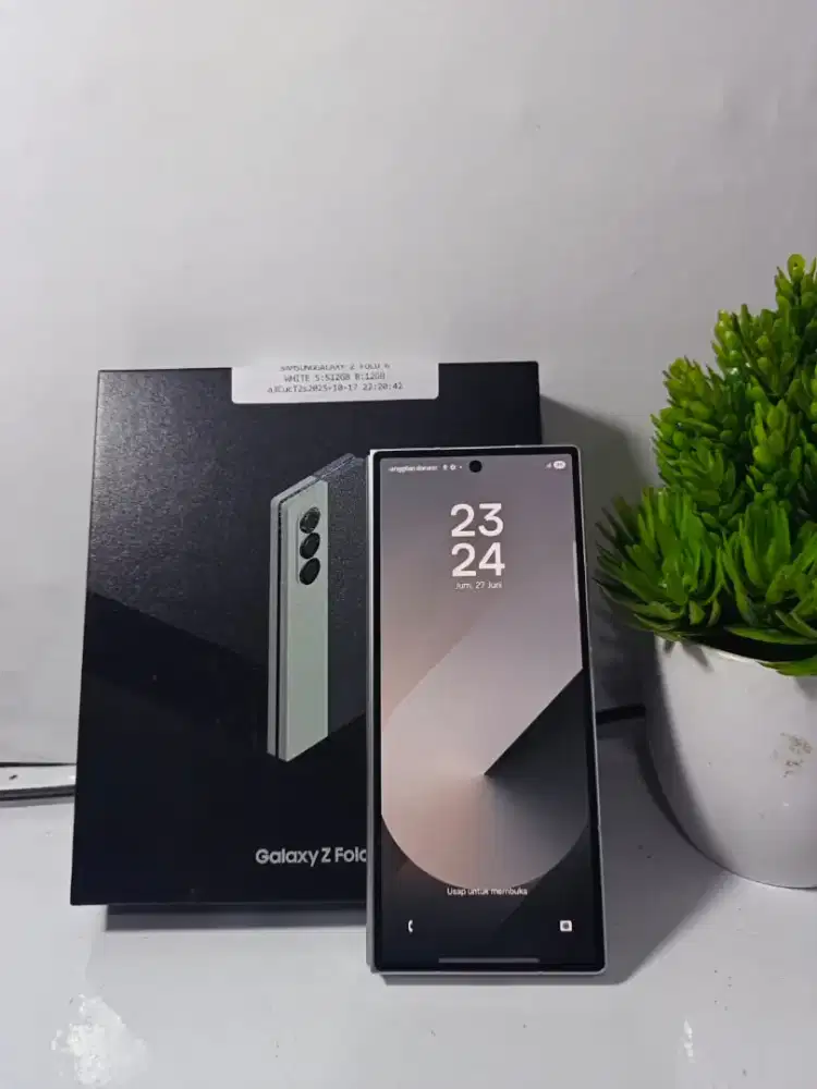 SAMSUNG Z FOLD 6 5G RAM 12/512GB ORIGINAL SEIN ABU WHITE PHANTOM LIKE