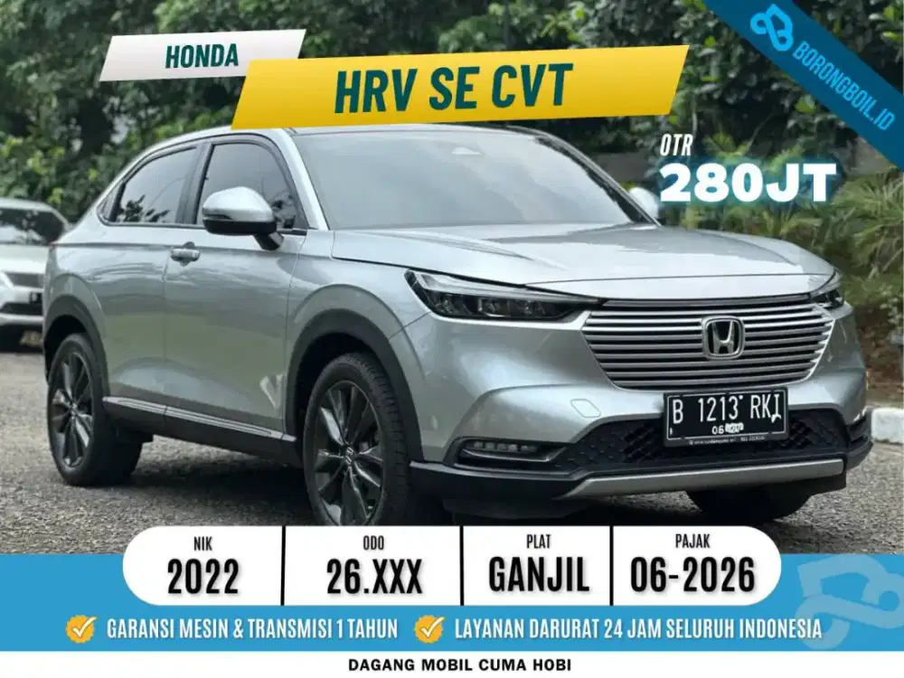 Honda HRV SE CVT 2022 Abu2 Metalik