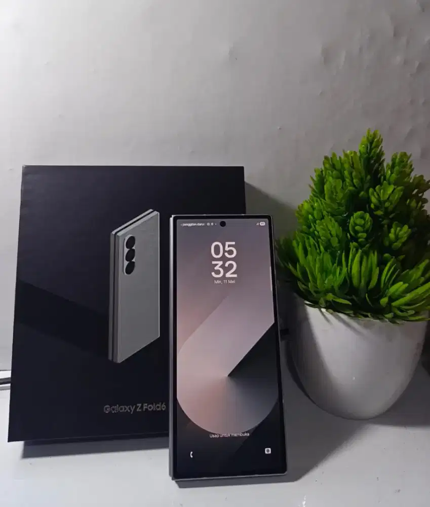 SAMSUNG Z FOLD 6 5G RAM 12/512GB ORIGINAL SEIN ABU WHITE PHANTOM LIKE