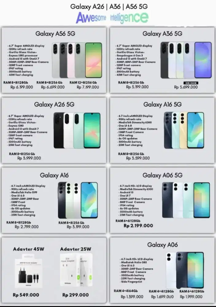 Ready all samsung