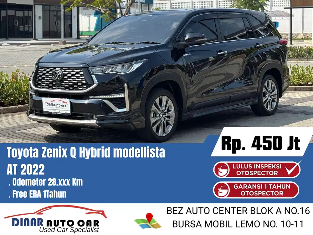 Toyota innova zenix Q hybird modellista at 2022