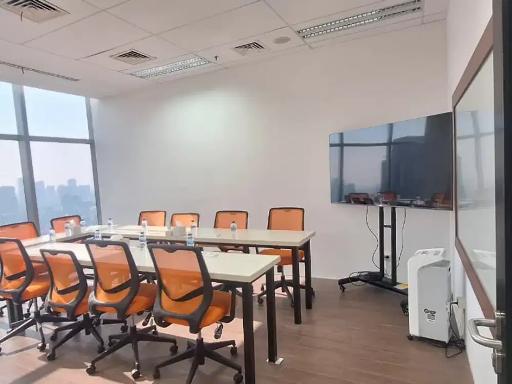 SEWA KANTOR DI JAKARTA SELATAN KUNINGAN 213M2 FURNISHED 175K NEGO