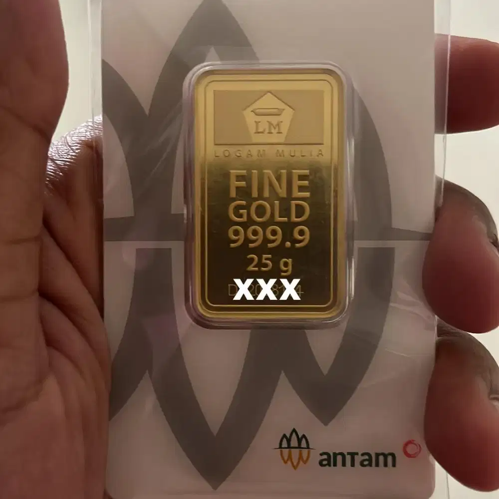 Emas Logam Mulia Antam 25 gram