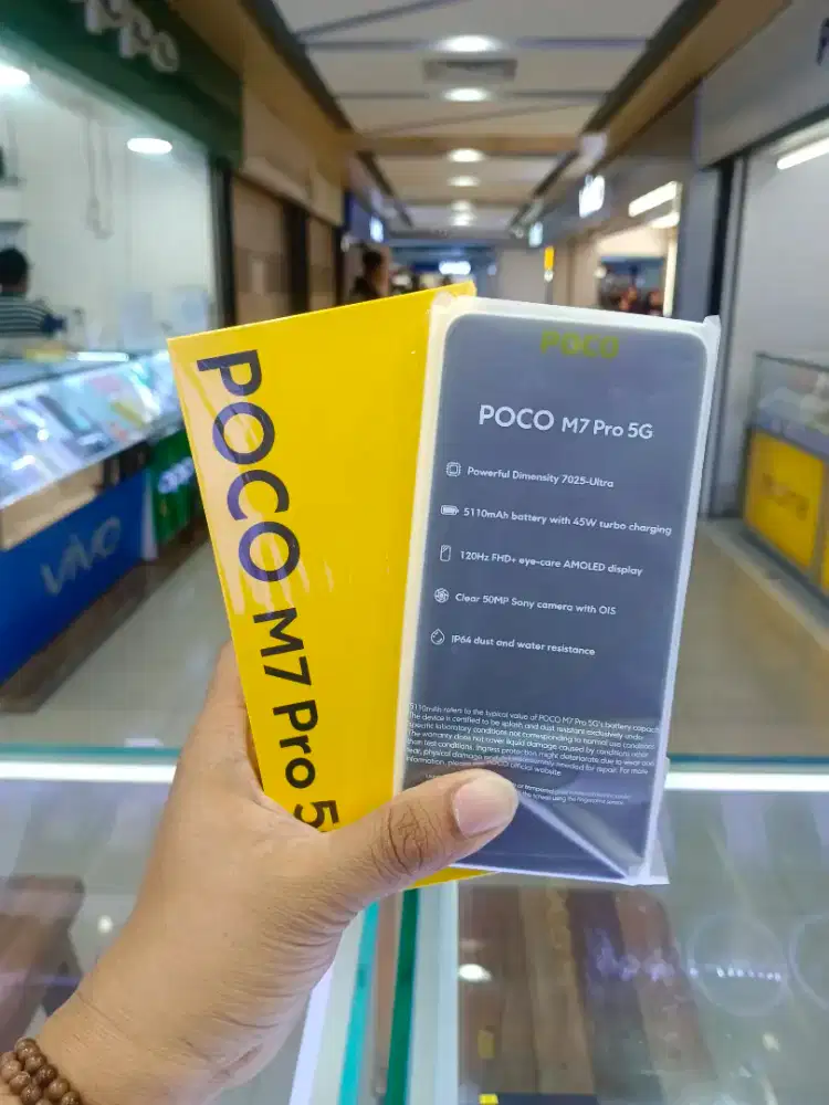 Poco M7 Pro 5G 8/256 Silver BNOB(Brand New Open Box)Garansi Resmi