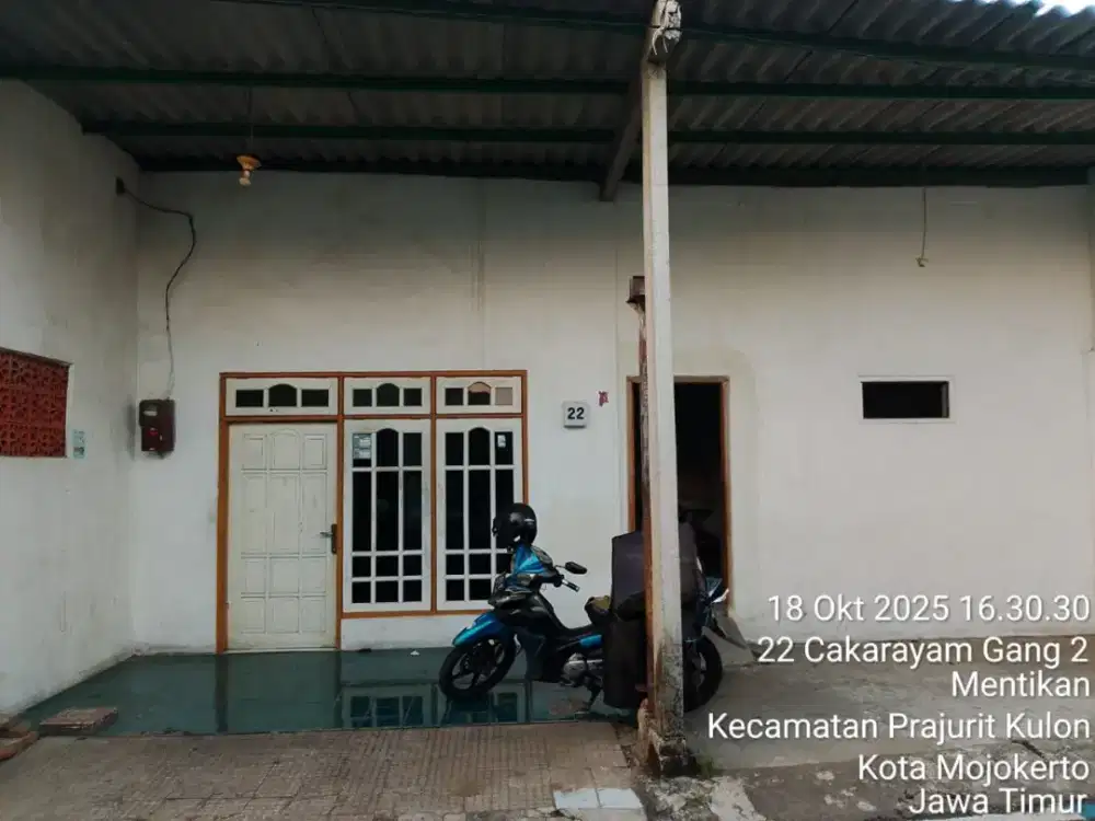 Rumah murah SHM di cakarayam prajurit kulon kota mojokerto