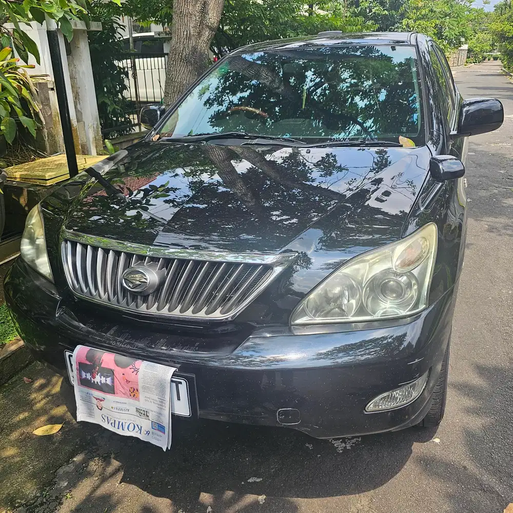 Toyota Harrier 2.4G 2010 Hitam - Plat F Bogor Kota - Milik Pribadi