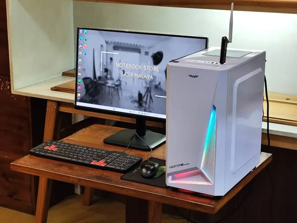 PC Fullset Core i5 12400 Gen 12 16GB/512GB Monitor 24 inch 1080p 100Hz