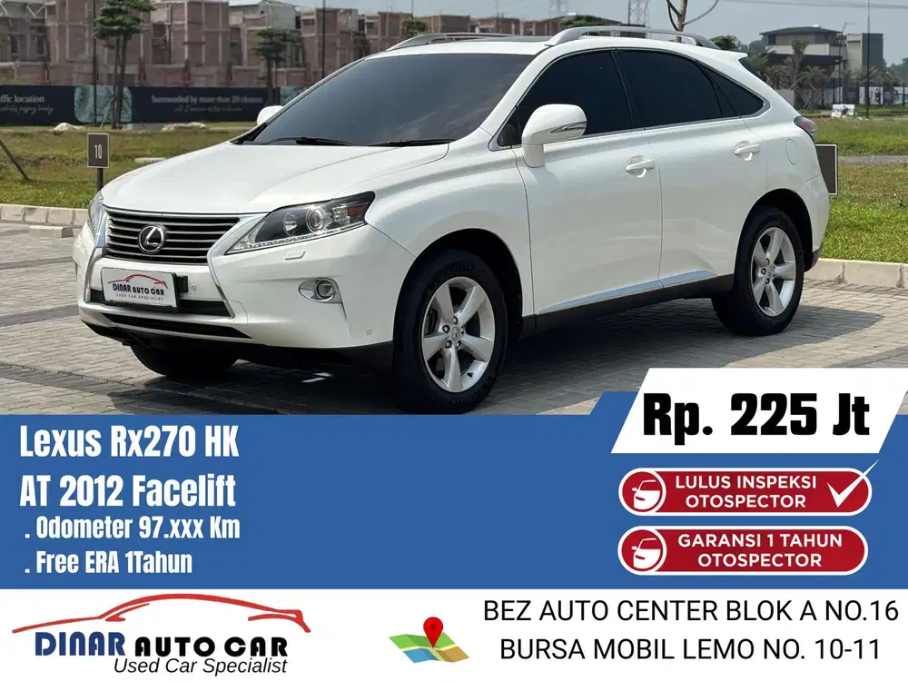 Lexus rx270 hk 2012
