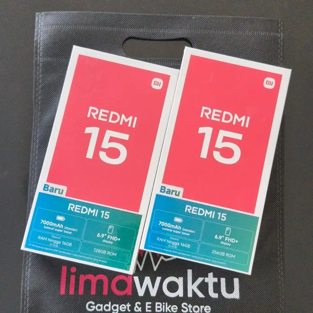 REDMI 15 BERGARANSI RESMI SEGEL FRESH