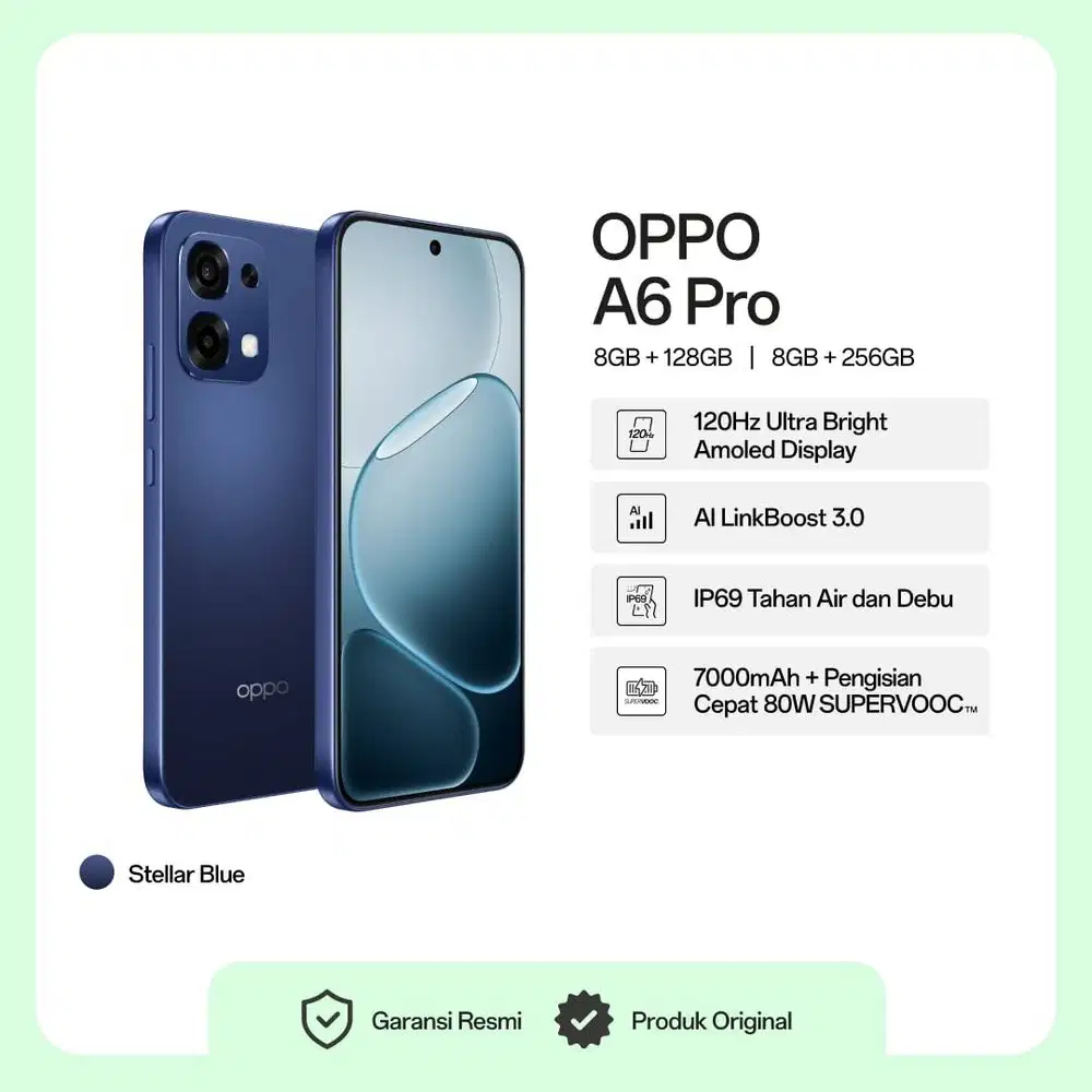 OPPO A6 PRO (8/256) NEW GARANSI RESMI NASIONAL
