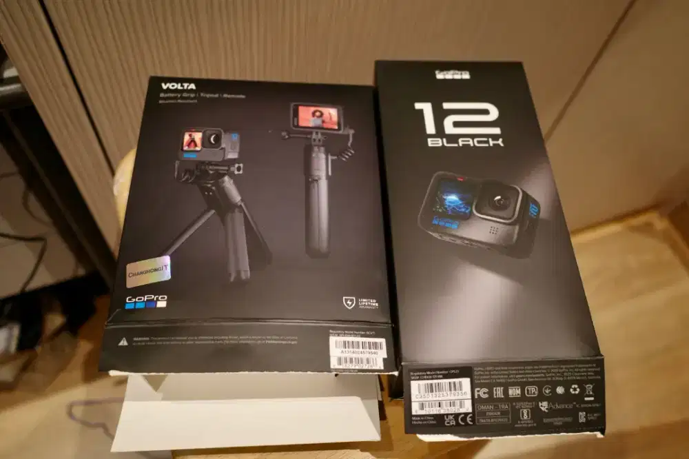 Go pro 12 fulset + Batray Grip volta