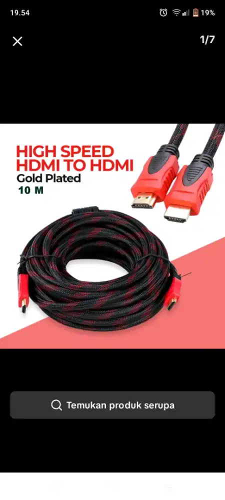 Kabel hdmi panjang mulai dari 10