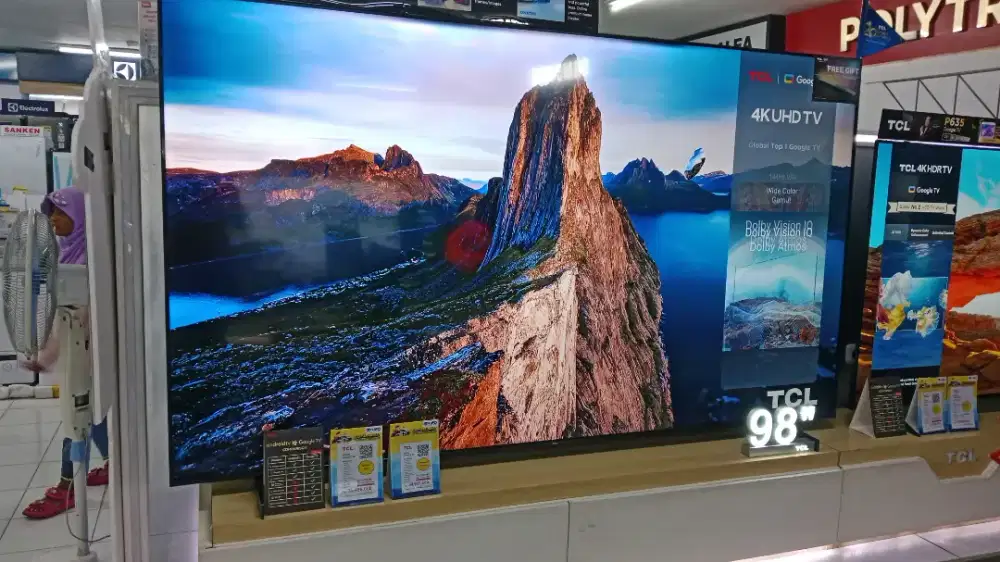TCL 4K UHD TV BISA KREDIT CICILAN RINGAN TANPA DP