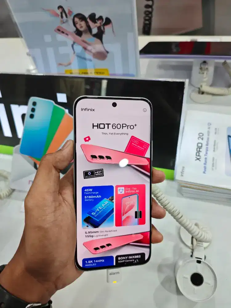 Infinix Hot 60Pro+ ready cicilan syarat cukup KTP tanpa DP bunga 0