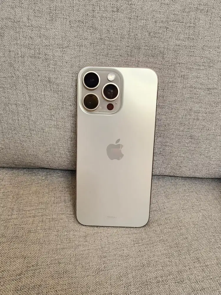 Jual Iphone 15promax 512gb natural titanium second