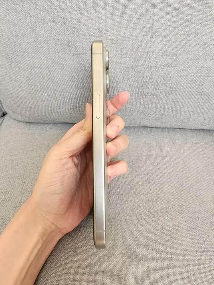 Jual Iphone 15promax 512gb natural titanium second