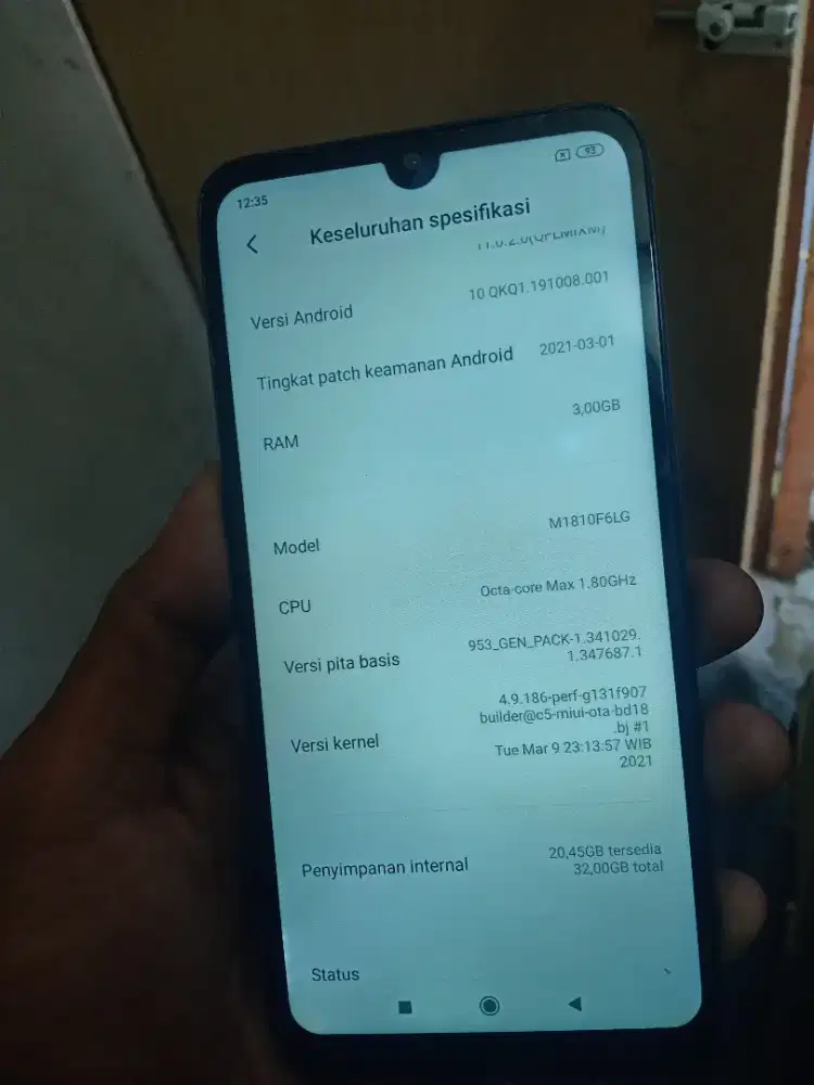 Punya hp redmi 7