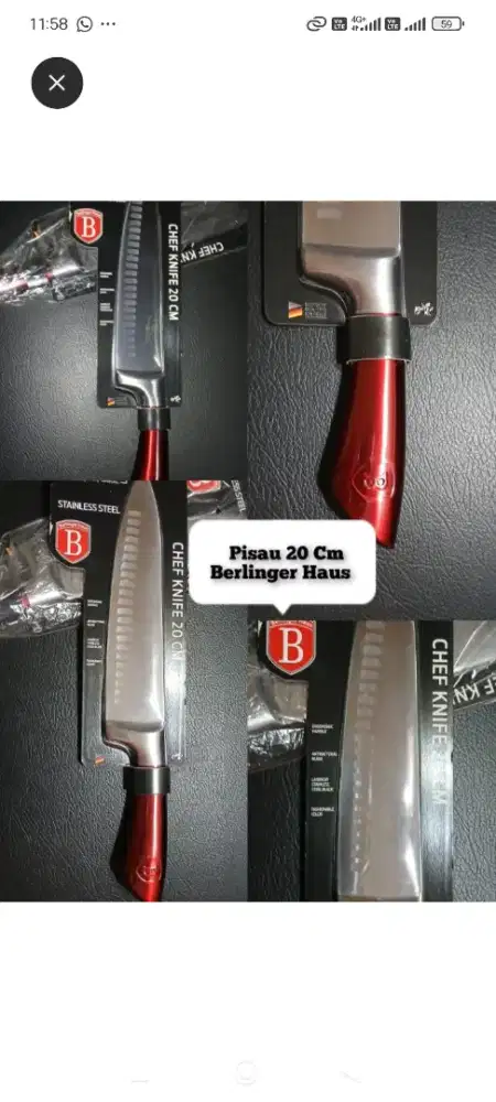 pisau dapur berlinger haus