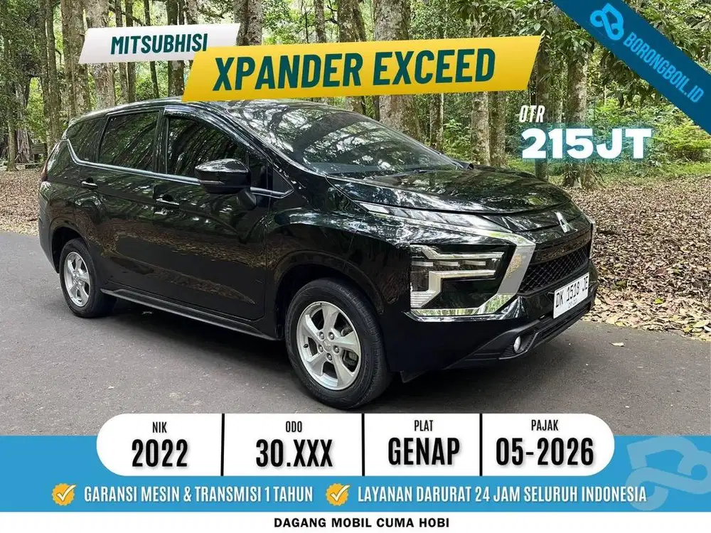 LOW KM [KM 20RB] XPANDER EXCEED AT 2022 SIAP PAKAI