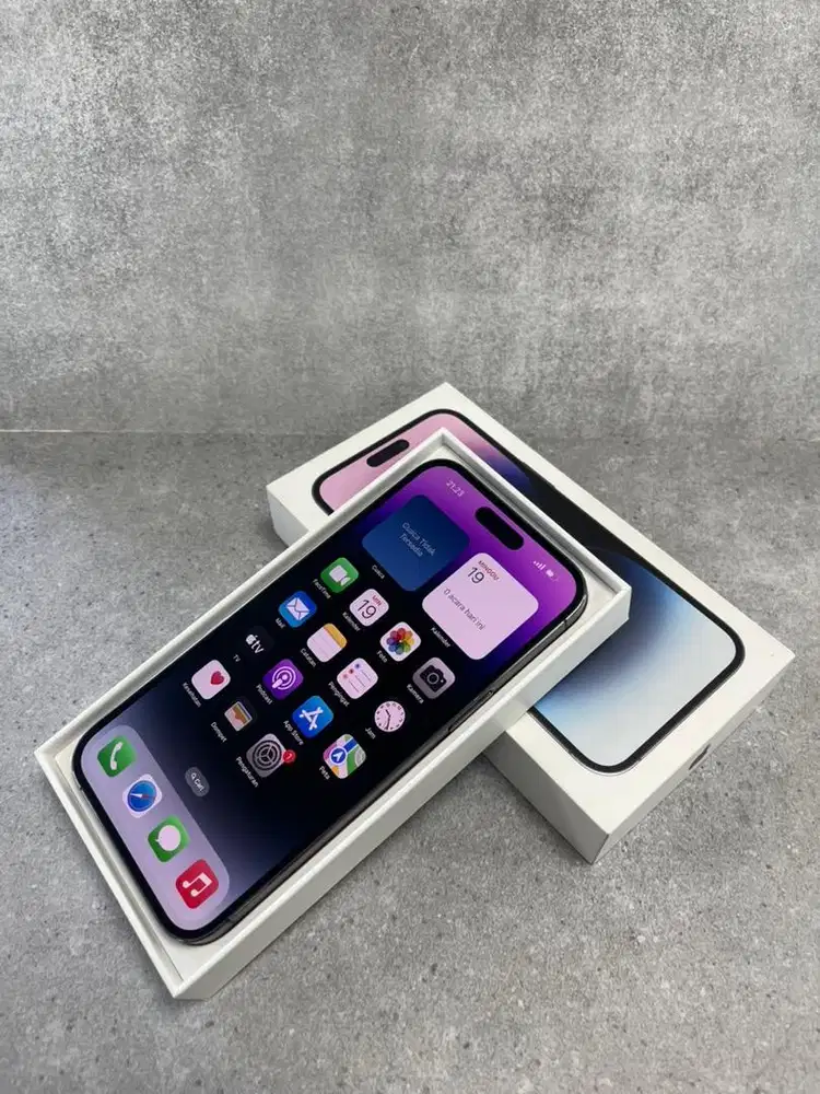 IPHONE 14 PROMAX 128 PURPLE IBOX SECOND FULLSET