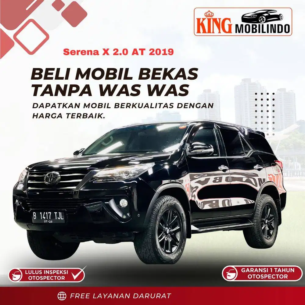 ( km 90rb ) Fortuner VRZ 2.4 Matic 2016 Diesel