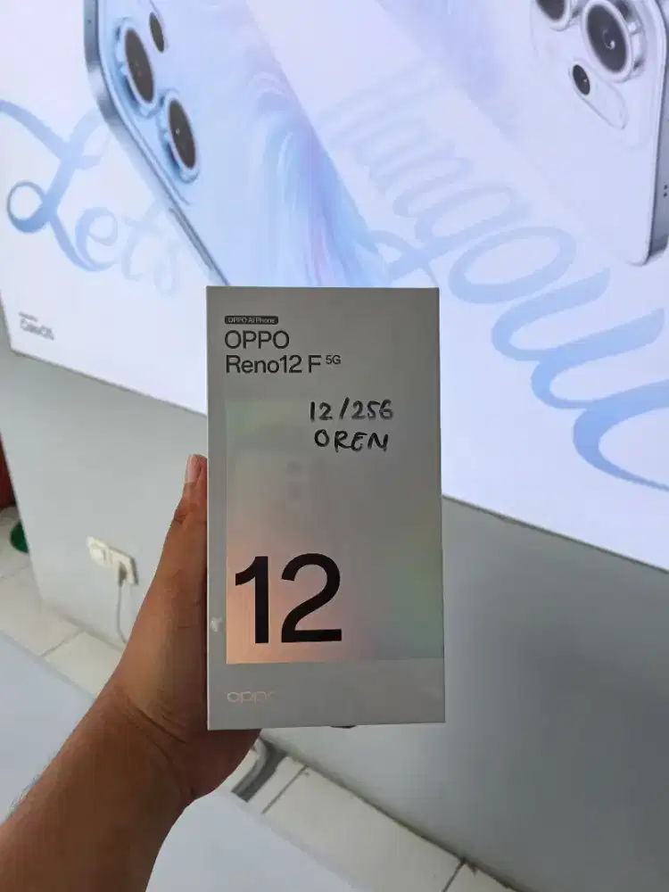 NEW Oppo Reno 12f 5g 12+12/256 promo potongan harga 499rb