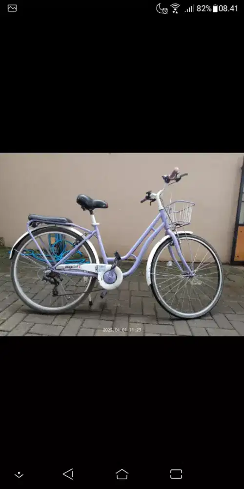 Jual sepeda pancal wimcycle Lilac