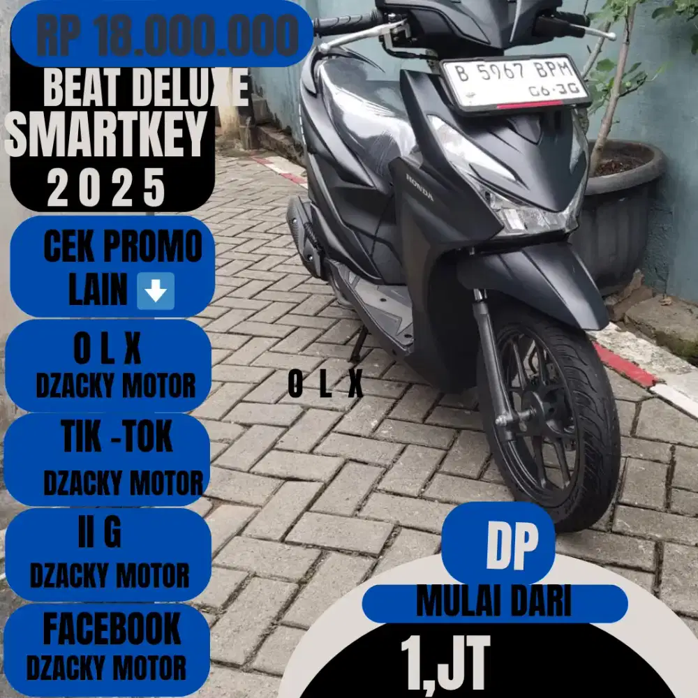 BEAT DELUXE SMARTKEY 2025 SECOND LIKE NEW