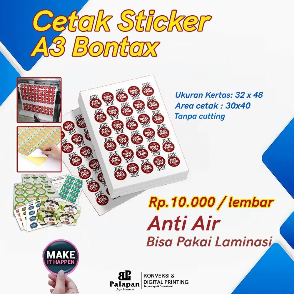 Stiker Label Packing murah / stiker label custome / cetak stiker