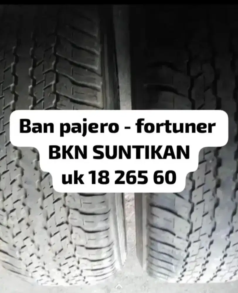 Ban fortuner BKN SUNTIKAN 18 265 60