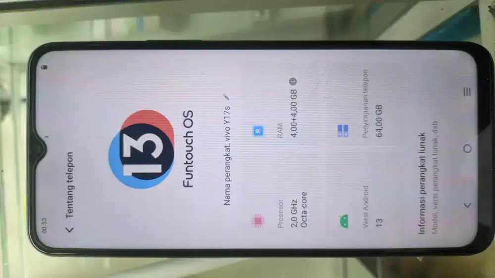 Vivo Y17s Ram 4+4GB