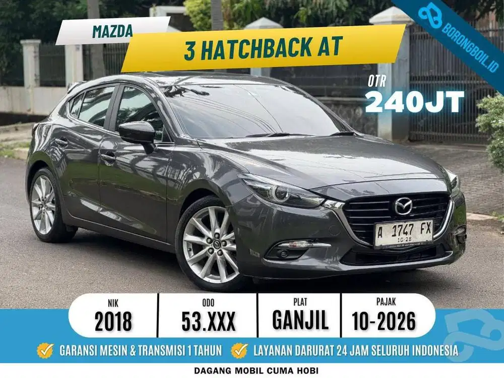 LOW KM MAZDA 3 HB SKYACTIV AT 2018 ABU ISTIMEWA