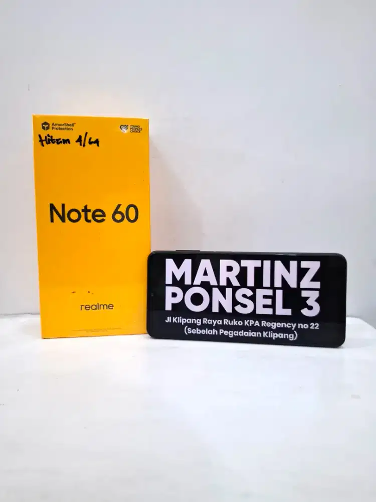Realme Note 60 4/64 Garansi resmi 1 Tahun