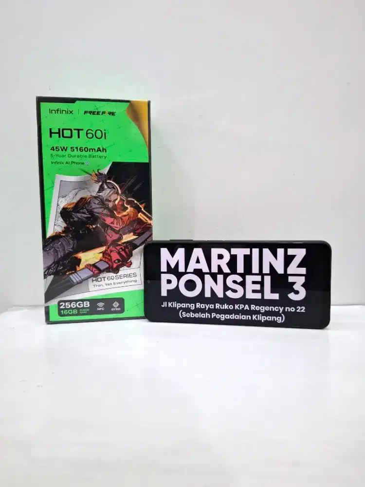 Infinix Hot 60i 6/128 Garansi Resmi 1 Tahun.