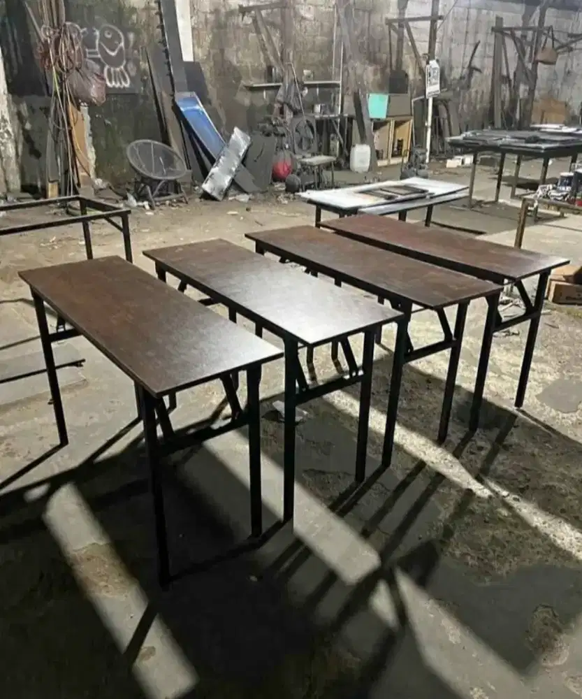Meja lipat meja bongkar pasang meja cafe meja portable